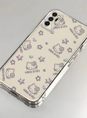 凯蒂猫荣耀V30手机壳透明OXF-AN00全包防摔软高级男女可爱套外壳