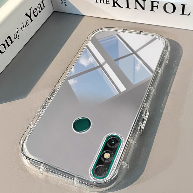 华为畅享20E手机壳畅享9plus透明新9 s镜面9泡芙气囊男女10高级PLUS潮20PRO全包SE防摔50潮60款X软70 Z