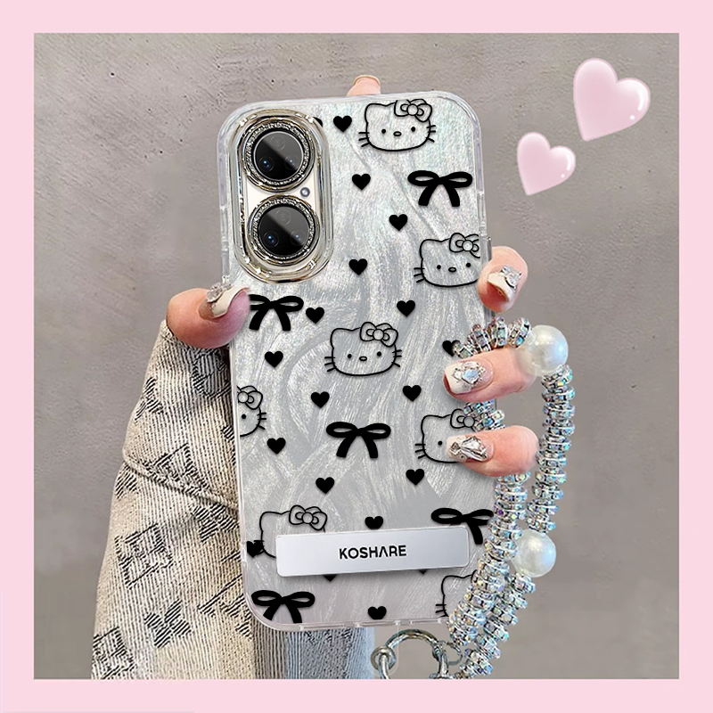 精孔kt猫华为P50E手机壳ABR-AL60情侣全包防摔高级男女可爱套外壳