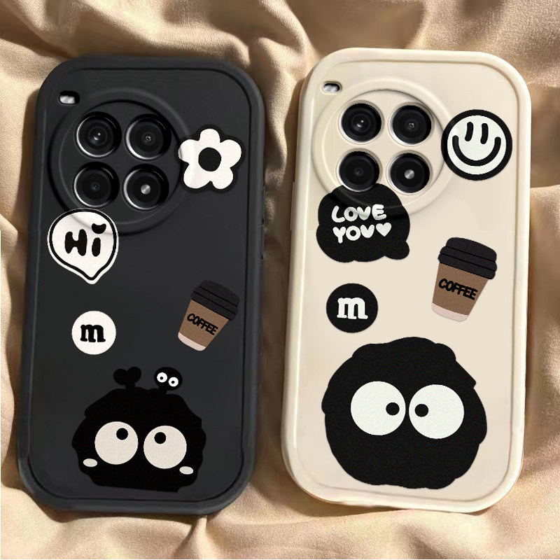 一加ACE3Pro手机壳硅胶新款高档卡通ACE3可爱全包套保护套软咖啡煤球