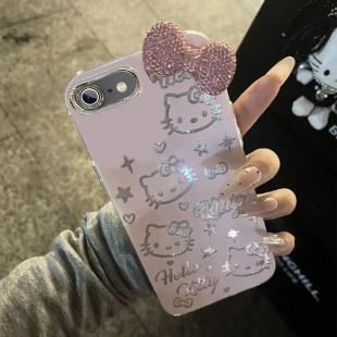 羽纱kt猫苹果6S手机壳iPhone6S情侣全包防摔软高级男女可爱套外壳