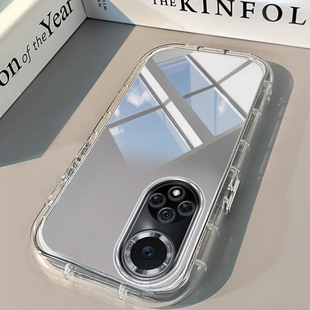 华为智选Hi Nova9手机壳HiNova9pro透明9se镜面泡芙9z气囊12se男女款hi畅享60高级感s全包pro防摔硅胶软woki