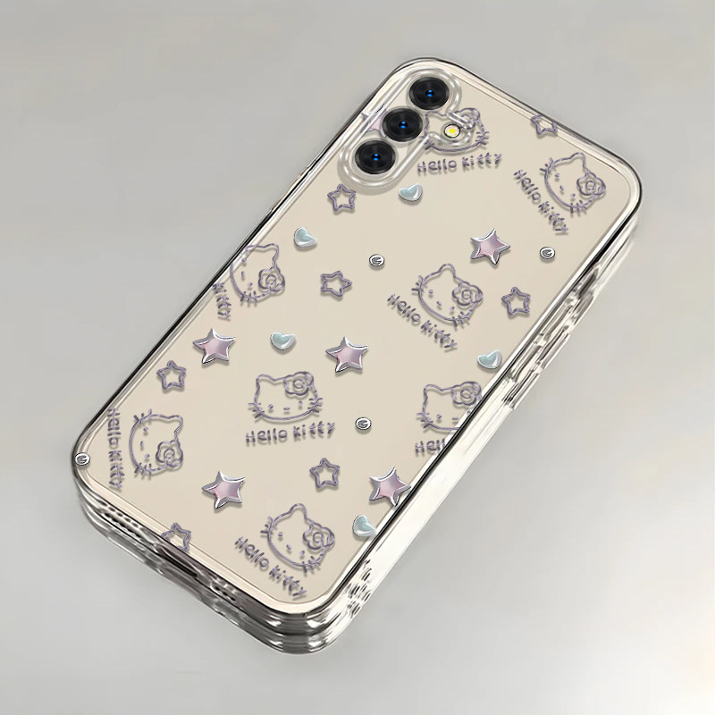 凯蒂猫三星S25手机壳透明全包防摔超薄软硅胶高级男女可爱套外壳