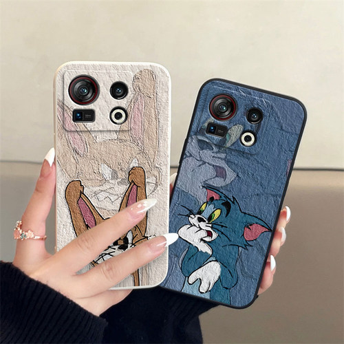 努比亚Z40S Pro/ 努比亚 红魔6R 小羊皮情侣手机壳定制款高级感小众一对全包防摔