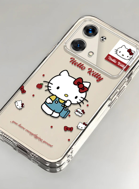 卡通kt猫红米Note13RPro壳透明2311FRAFDC全包防摔可爱套外壳