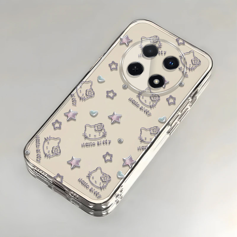 凯蒂猫realme真我12X手机壳透明RMX3993全包防摔软男女可爱套外壳