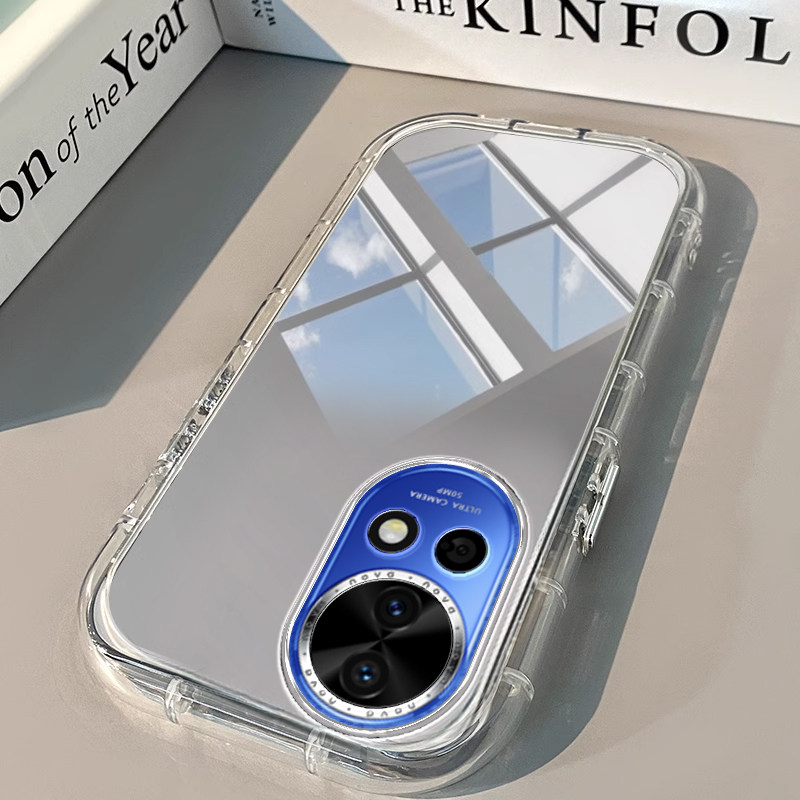 华为Nova13手机壳Nova4 e透明3 i新5 Z镜面6泡芙PRO气囊se男7女8高级PRO潮Nova 9全包10防摔12款11软保护套