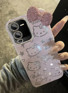 羽纱kt猫vivoS15手机壳v2199a情侣全包防摔软高级男女可爱套外壳