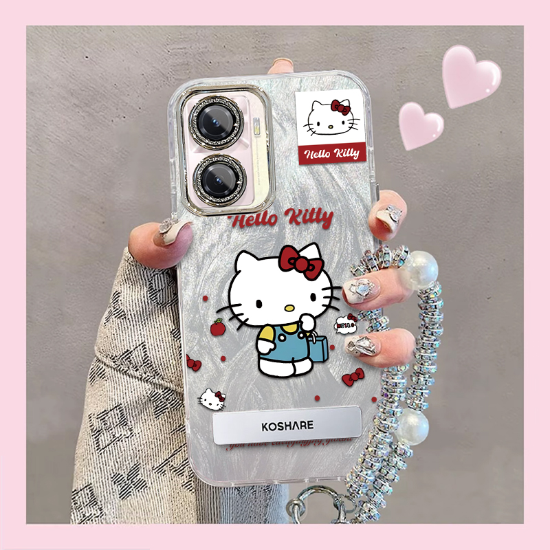 羽纱kt猫vivoY77手机壳V2219A情侣全包防摔软高级男女可爱套外壳