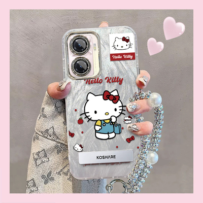 羽纱kt猫vivoY77手机壳V2219A情侣全包防摔软高级男女可爱套外壳