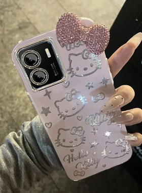 羽纱kt猫vivoY10手机壳V2168A情侣全包防摔软高级男女可爱套外壳