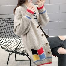 p6加绒加厚针织开衫新款秋冬装毛衣1