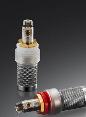 EIZZ功放音箱音响喇叭接线柱 香蕉插头插座端子 碲铜镀无镍铑白金