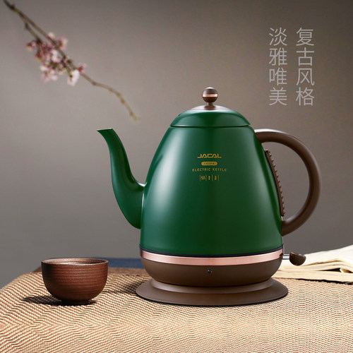 积高复古长嘴保温电茶壶烧水壶