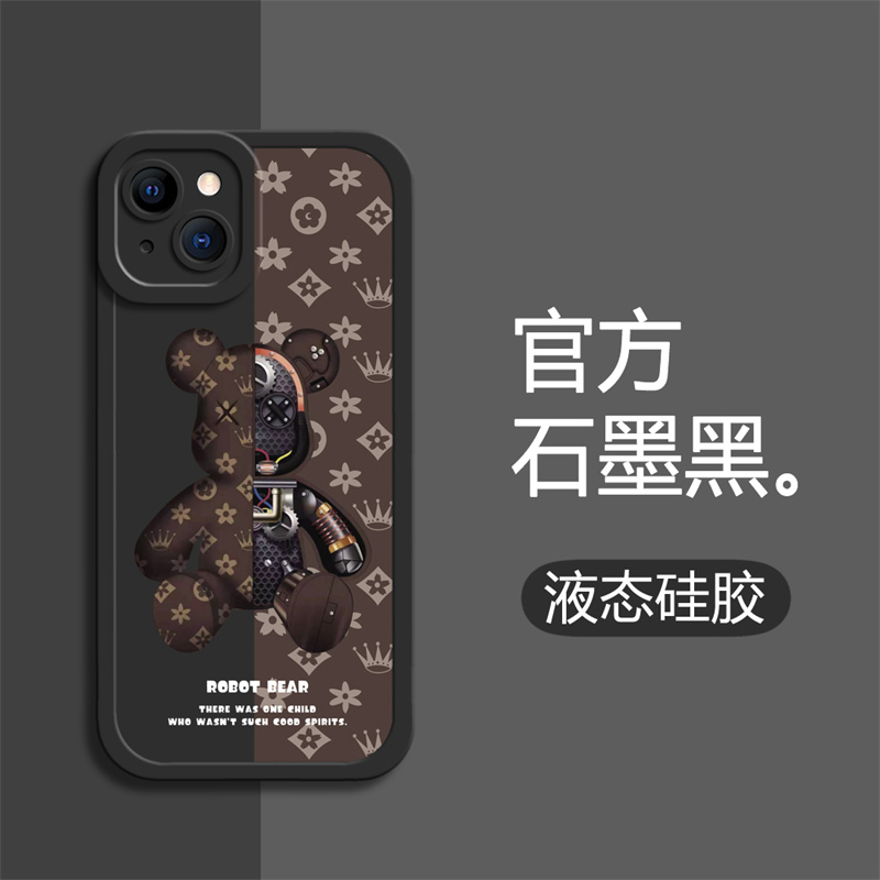 潮牌暴力熊适用于小米12手机壳12x新款11ultra高级感11青春版镜头全包10至尊男cc9e女8se套情侣10t网红12pro