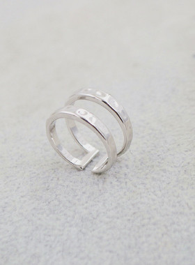 级感纯铜白金色ins简约