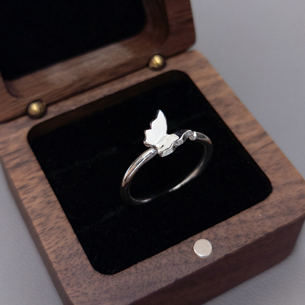 轻奢ins风高级感定制开口女戒