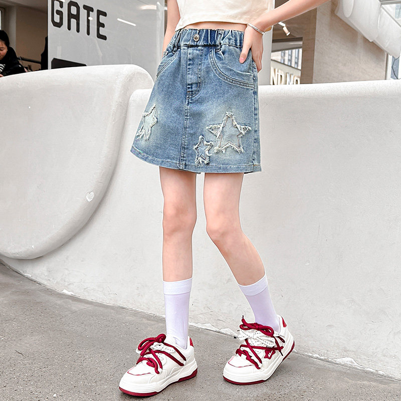 女童裙裤夏装洋气2025新款儿童薄款裤子大童女孩牛仔短裤夏季童装,童装/婴儿装/亲子装,裤子,淘宝优惠券,粉丝福利购,淘宝优惠卷