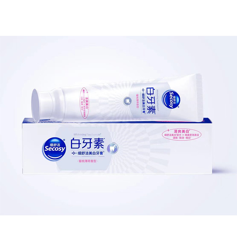 白牙素牙膏清爽清洁牙齿清新口气