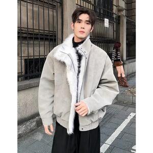 网图 高品美式座山雕毛领棉服男冬季加厚保暖棉衣外套m8237 p130图片