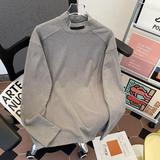 德绒半高领打底衫男冬季宽松简约纯色百搭保暖长袖t恤my3817p35，男装T恤，星座204-3