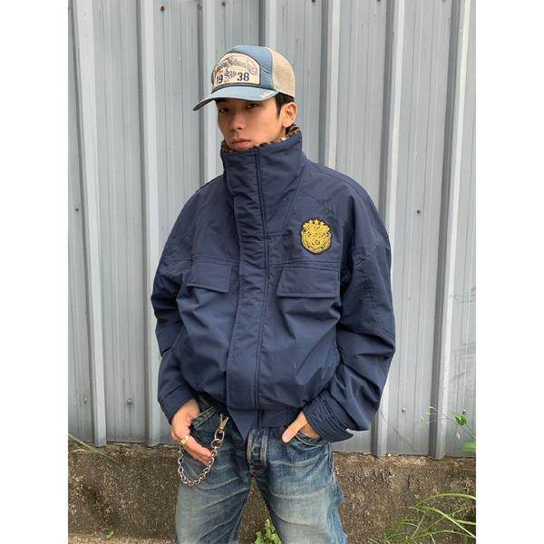 网图美式复古潮牌刺绣棉服外套女冬季宽松加厚保暖棉衣m5050p95,男装棉衣,星座204-3