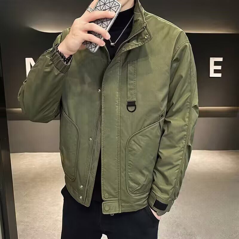 网图美式复古立领工装棉服男冬季加厚保暖棉衣外套m09p75,男装棉衣,星座204-3