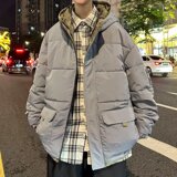 大码冬季外套潮流男棉服高领加厚潮牌工装棉袄棉衣m9938p75，男装棉衣，星座204-3
