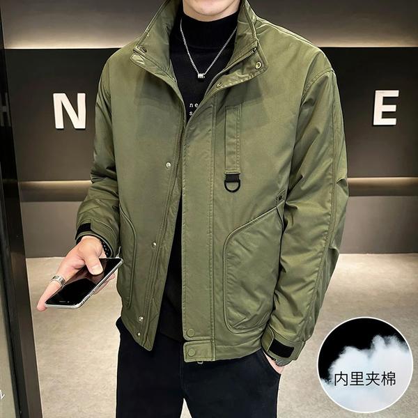 网图美式复古立领工装棉服男冬季加厚保暖棉衣外套m09p75,男装棉衣,星座204-3