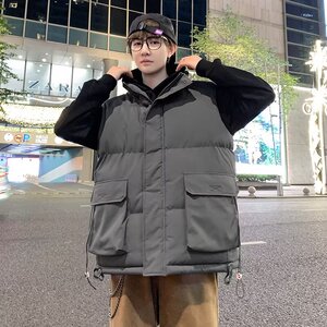 重磅潮流气质原宿ins慵懒马甲百搭简约文艺工装外套mj806 p65图片