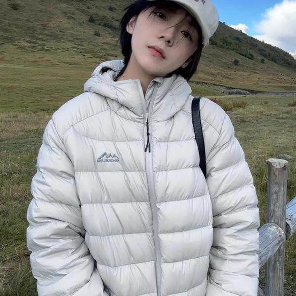 网图冬季连帽棉服女轻薄保暖外套情侣款排骨棉衣m5610p65，男装棉衣，星座204-3