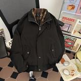 美式复古假两件翻领夹克男潮流宽松休闲百搭外套jk6109p75，男装夹克，星座204-3