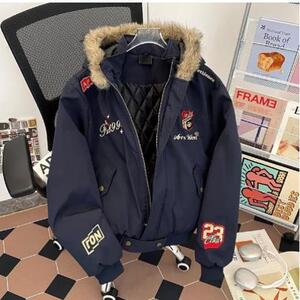 冬季连帽毛领棉服男加厚保暖棉衣外套痞帅棉袄潮m9053 p95图片
