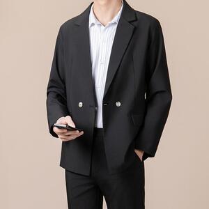 大码外贸西装外套男春季轻熟风商务百搭休闲西服xz90 p70图片