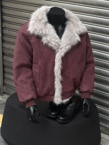 网图 座山雕毛领棉服男冬季加厚保暖棉衣外套棉袄潮m8223 p138图片