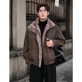 网图高品美式座山雕毛领棉服男冬季加厚保暖棉衣外套m8237p130，男装棉衣，星座204-3