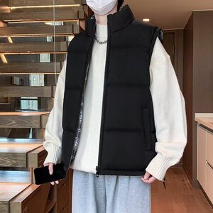高品马甲秋冬季男双面穿马夹韩版背心搭坎肩外套mj807p70