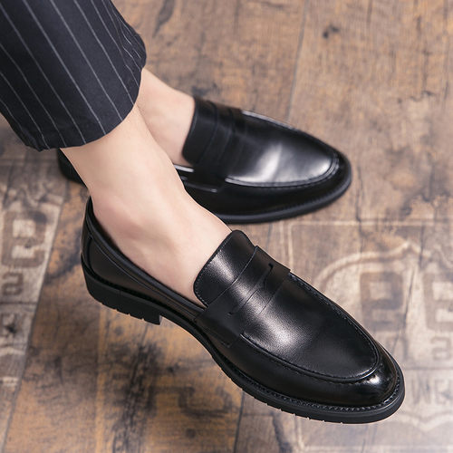 男潮皮鞋西装英伦商务正装