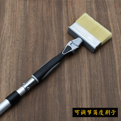 外贸油漆刷船用刷大排刷保洁扫灰可延长仿猪鬃可折叠加厚加长毛刷