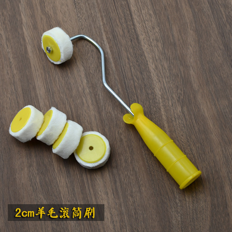 2公分滚筒刷短毛羊毛细腻短毛cm拇指辊筒油漆乳胶漆修补墙面装修,五金/工具,滚筒刷,淘宝优惠券,粉丝福利购,淘宝优惠卷