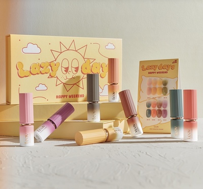 韩国Leav甲油胶Lazy Days慵懒假日果浆透色高颜值贵妇品牌 可爱