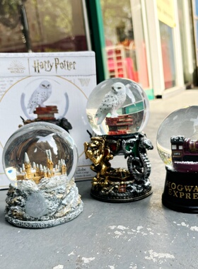 哈利波特周边霍格沃茨魔法学院城堡送礼水晶球摆件生日情人节礼物