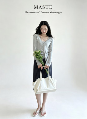 MASTE 清冷又撩人“Languid” 乱令士肌理针织衫套组