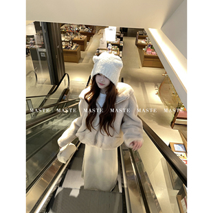 MASTE 水貂感环保皮草上衣 凛冬精灵