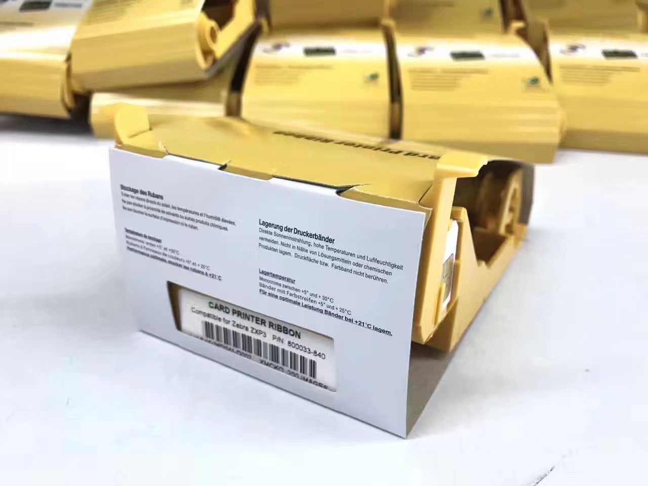 兼容Zebra斑马ZXP3C证卡机彩色带 ZXP3C打印机色带800033-340CN