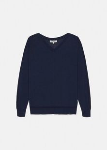 sandwich_三文治荷兰设计师 春秋冬小V领简约百搭秋冬打底衫1774