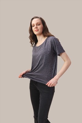 sandwich_荷兰设计师 夏装短袖时尚简约风烧花工艺T恤1978