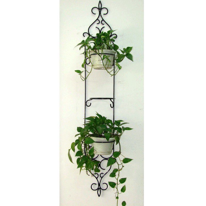 阳台花架挂式铁艺多肉欧式壁挂铁艺花架子室内客厅窗台悬挂花盆架