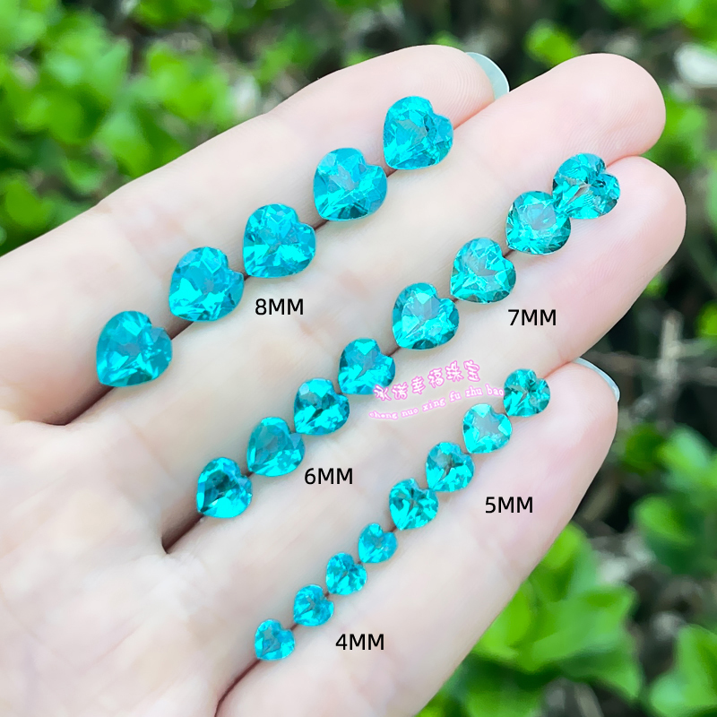 天然托帕石裸石戒面帕拉伊巴色