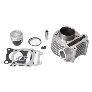 适用五羊本田踏板车套缸WH125T-3B-5A佳颖喜俊喜致套缸气缸活塞环